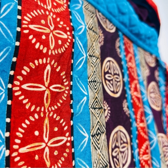 Vintage Retro Lavon Colorful Windbreaker Blue Red Purple 1990s 1980s L - Picture 10 of 10